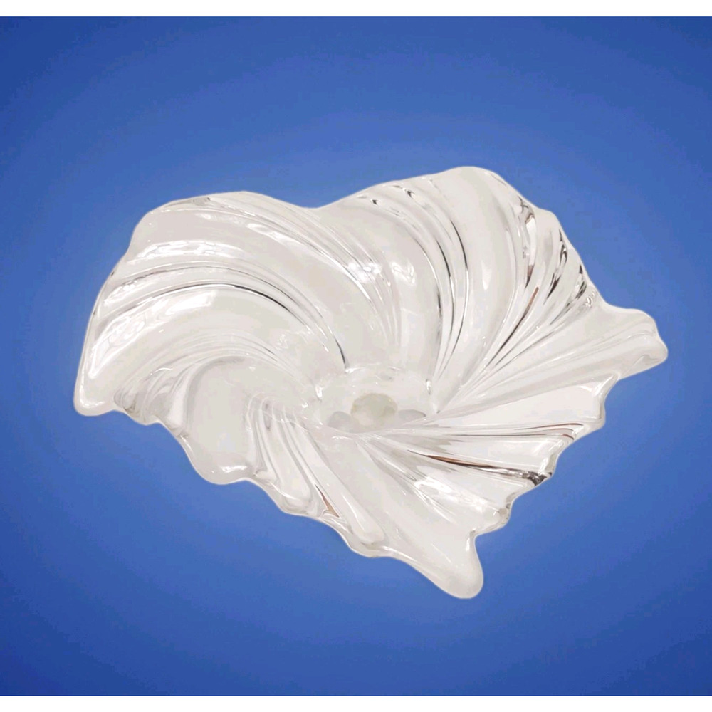 Mikasa Of Germany Belle Epoque Swirl Frosted Glass Pedestal Centerpiece Bowl 12 - Picture 10 of 10